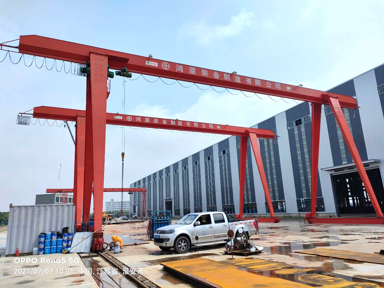 MH/MHE型電動葫蘆門式起重機